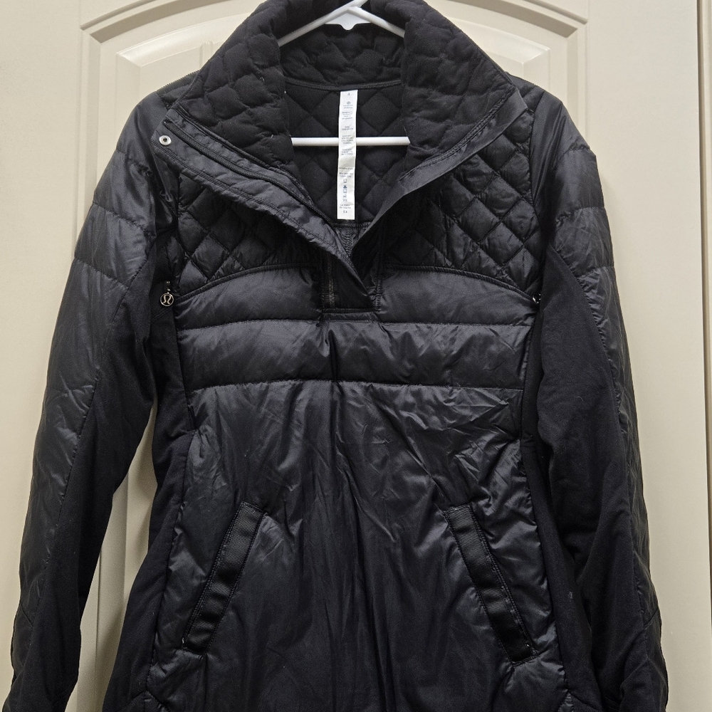 lululemon athletica Black Quilted Puffer Jacket